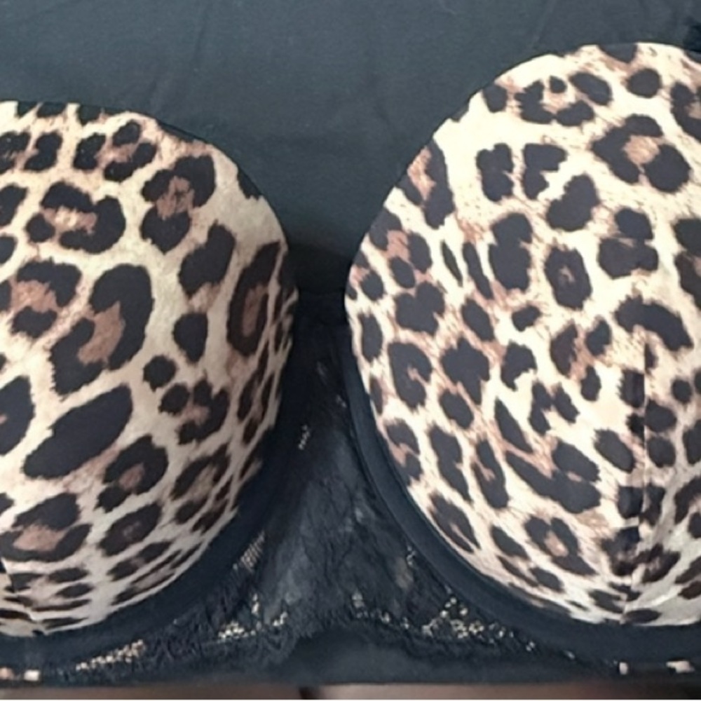 Leopard Print Women's Bra